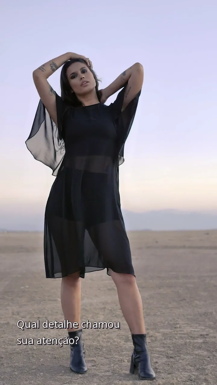 Frame de vídeo de moda